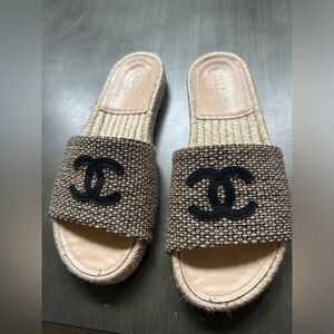 Chanel Espadrille Sandal size 37